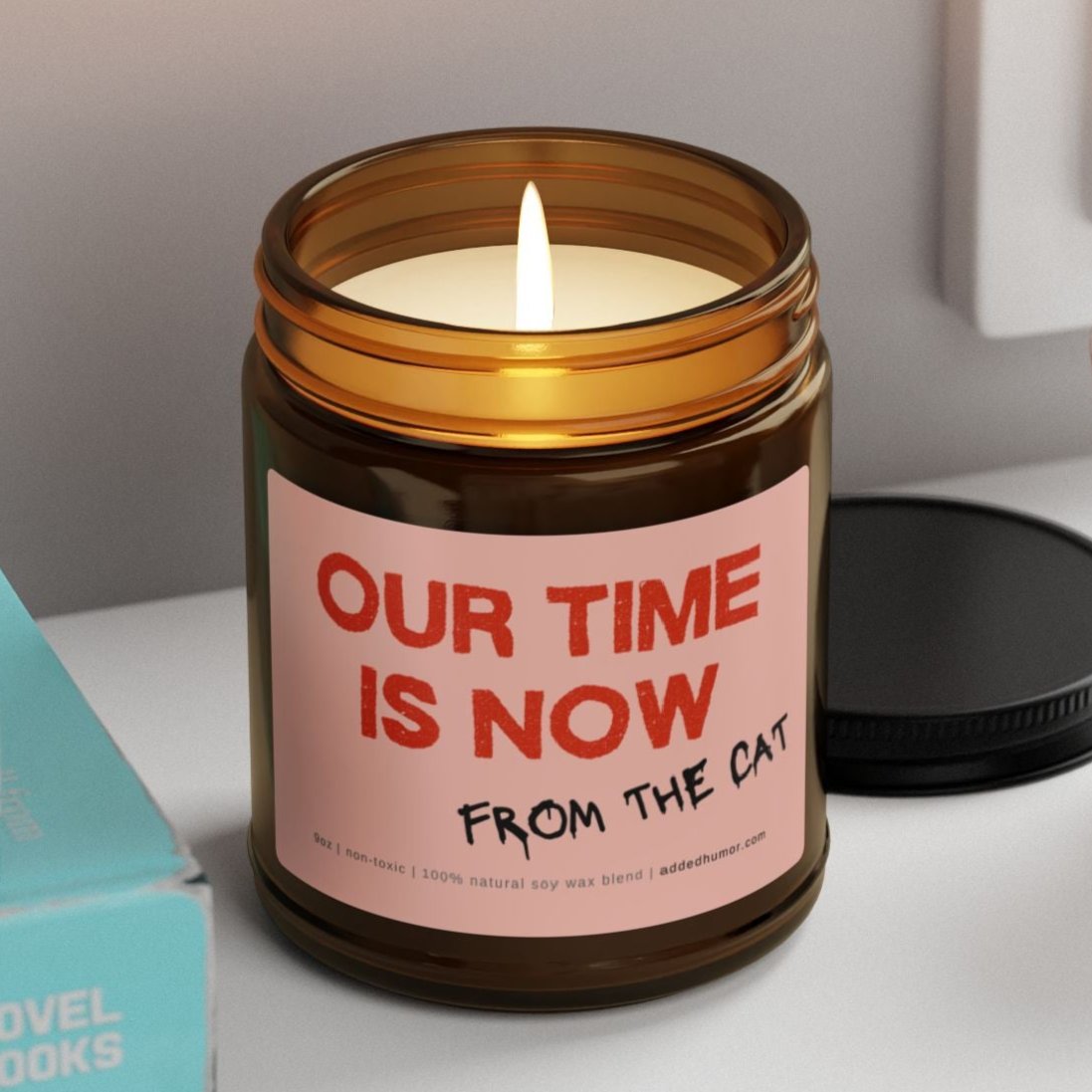 Our Time Is Now 9oz Soy Wax Funny Candle