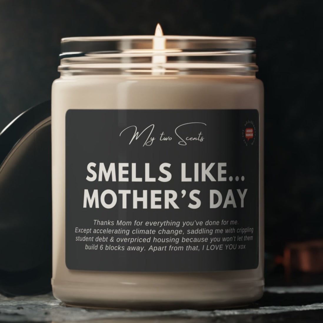 Smells Like Mother's Day Scented Soy Candle Dark, 9oz