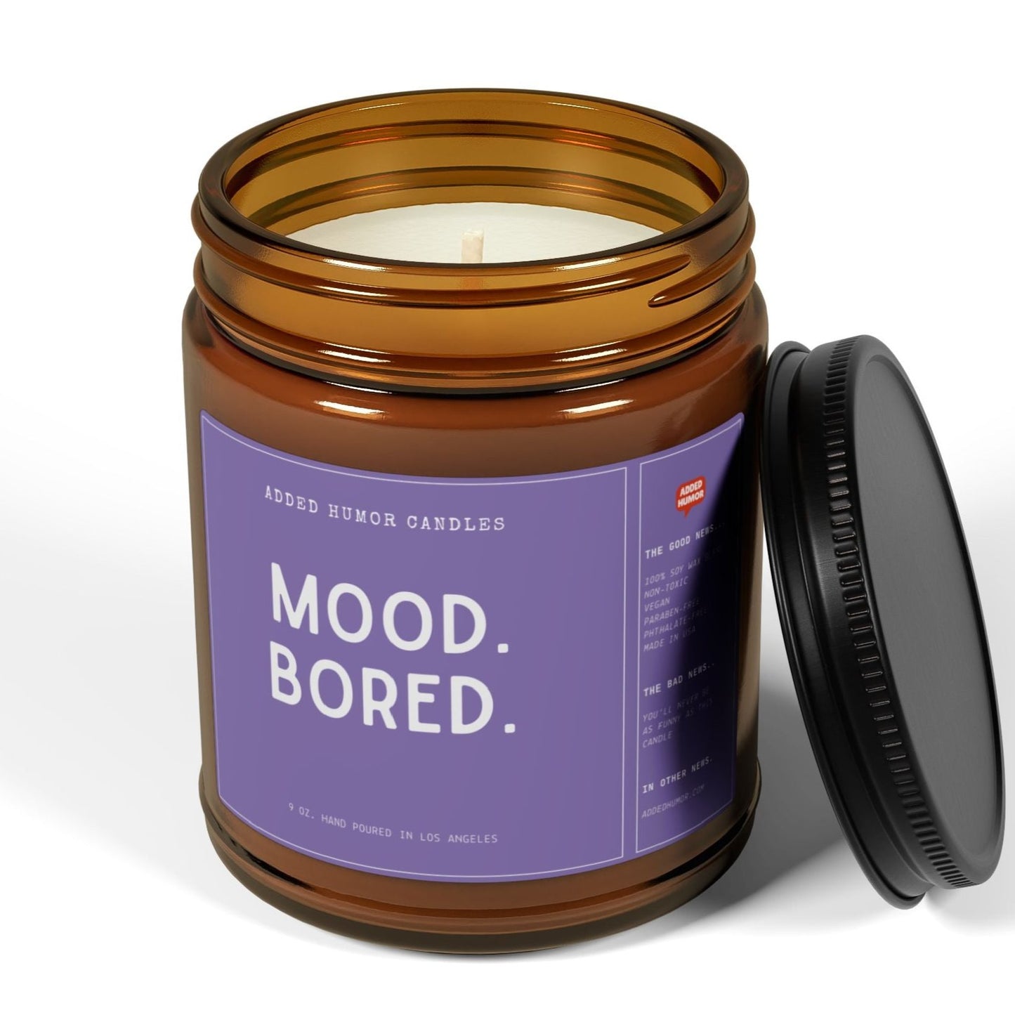 Mood Bored 9oz Soy Wax Funny Candle