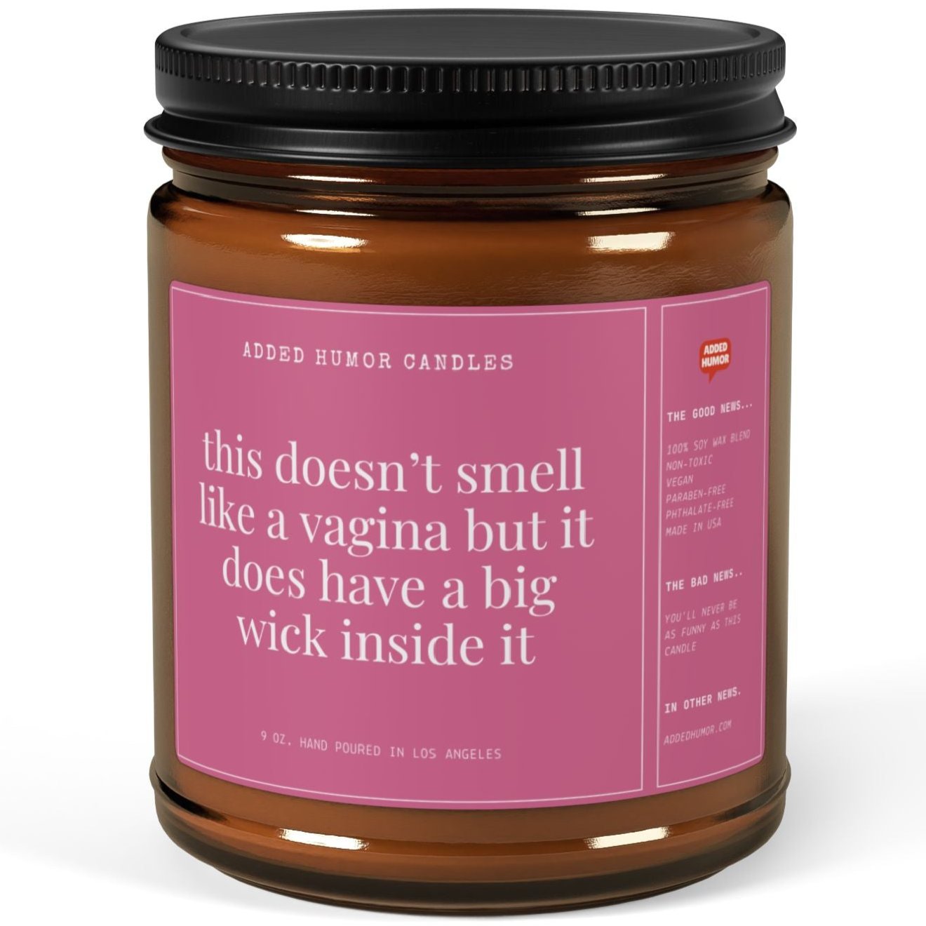 This Doesn't Smell Like a Vagina Scented Soy Wax Funny Candle