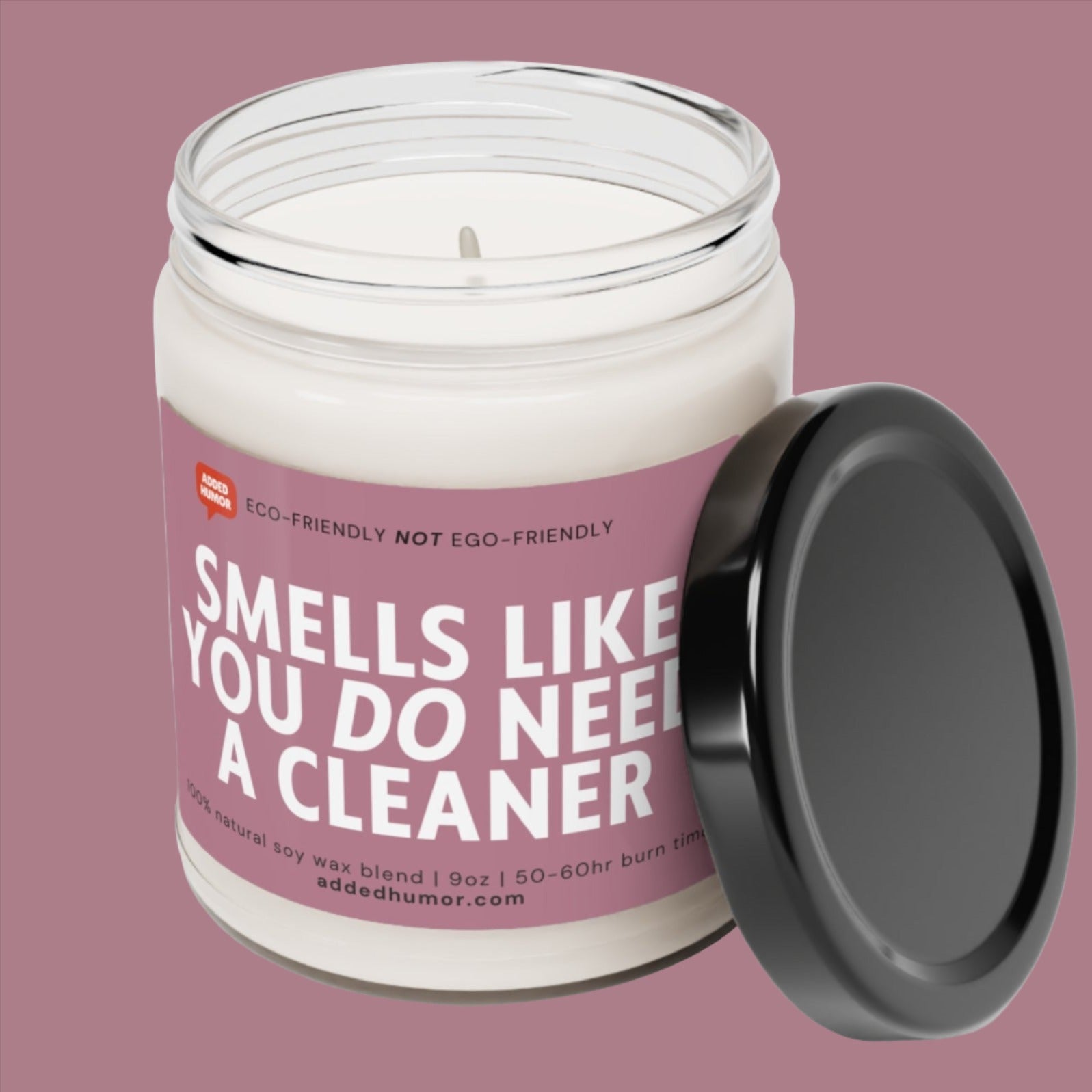 Smells Like You Do Need A Cleaner Scented Soy Funny Candle