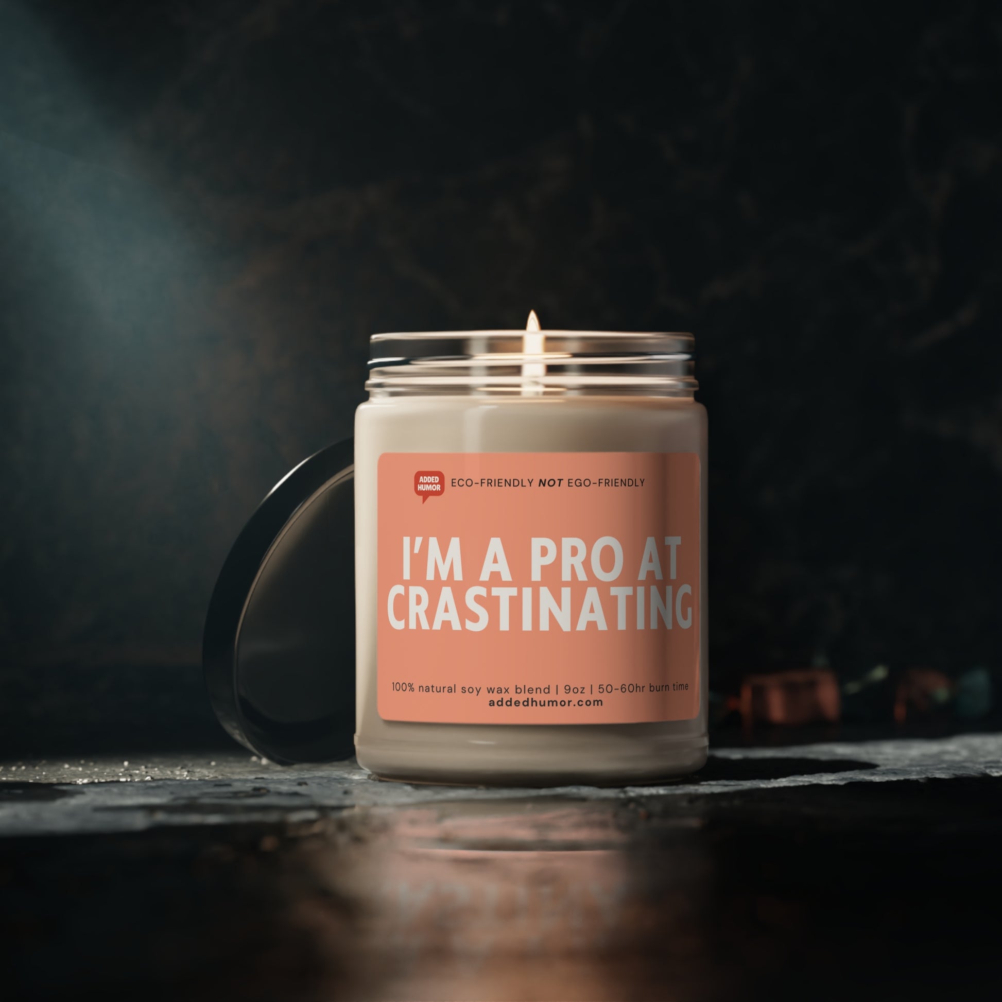 I'm A Pro At Crastinating Scented Soy Funny Candle