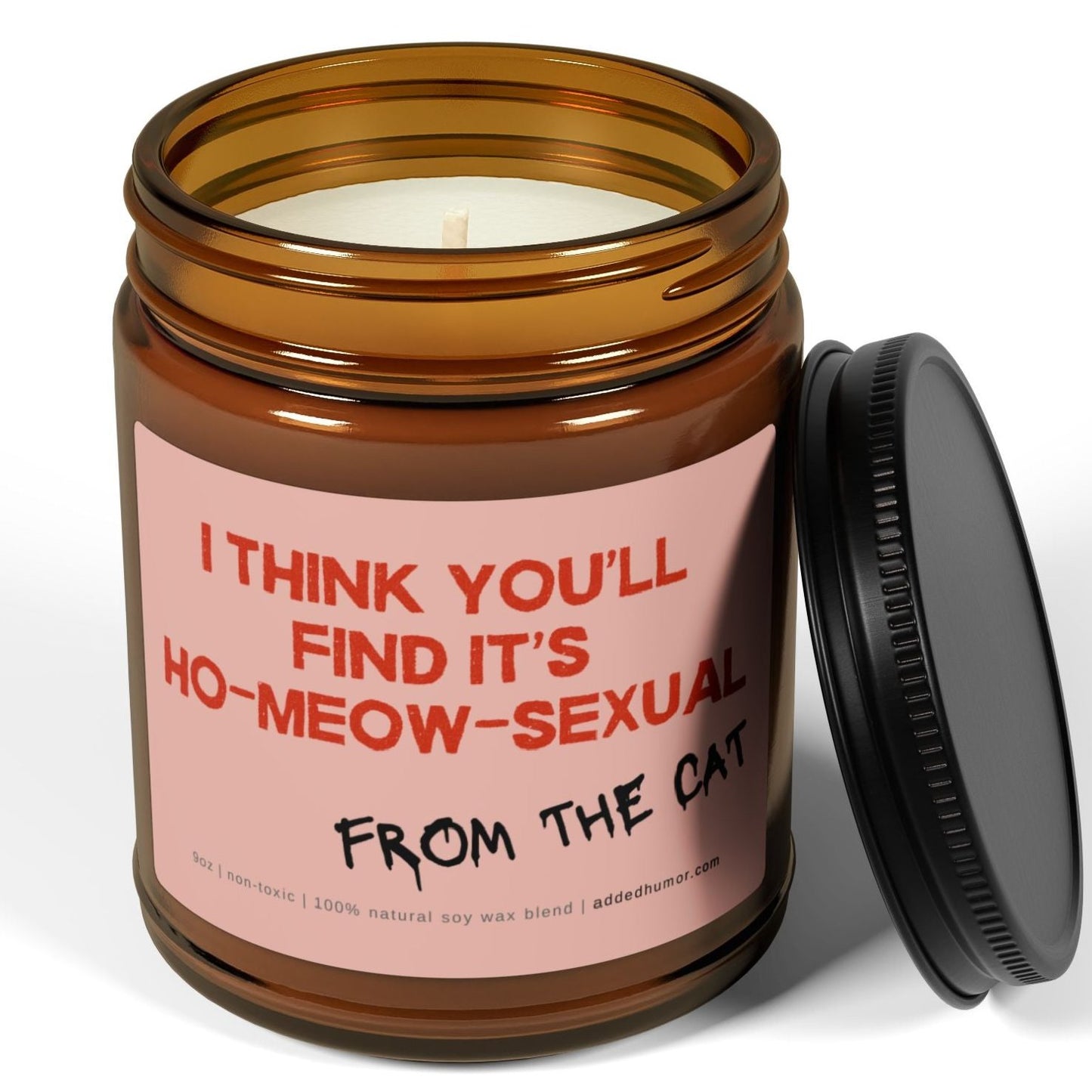 I Think You'll Find It's Ho-Meow-Sexual 9oz Soy Wax Candle