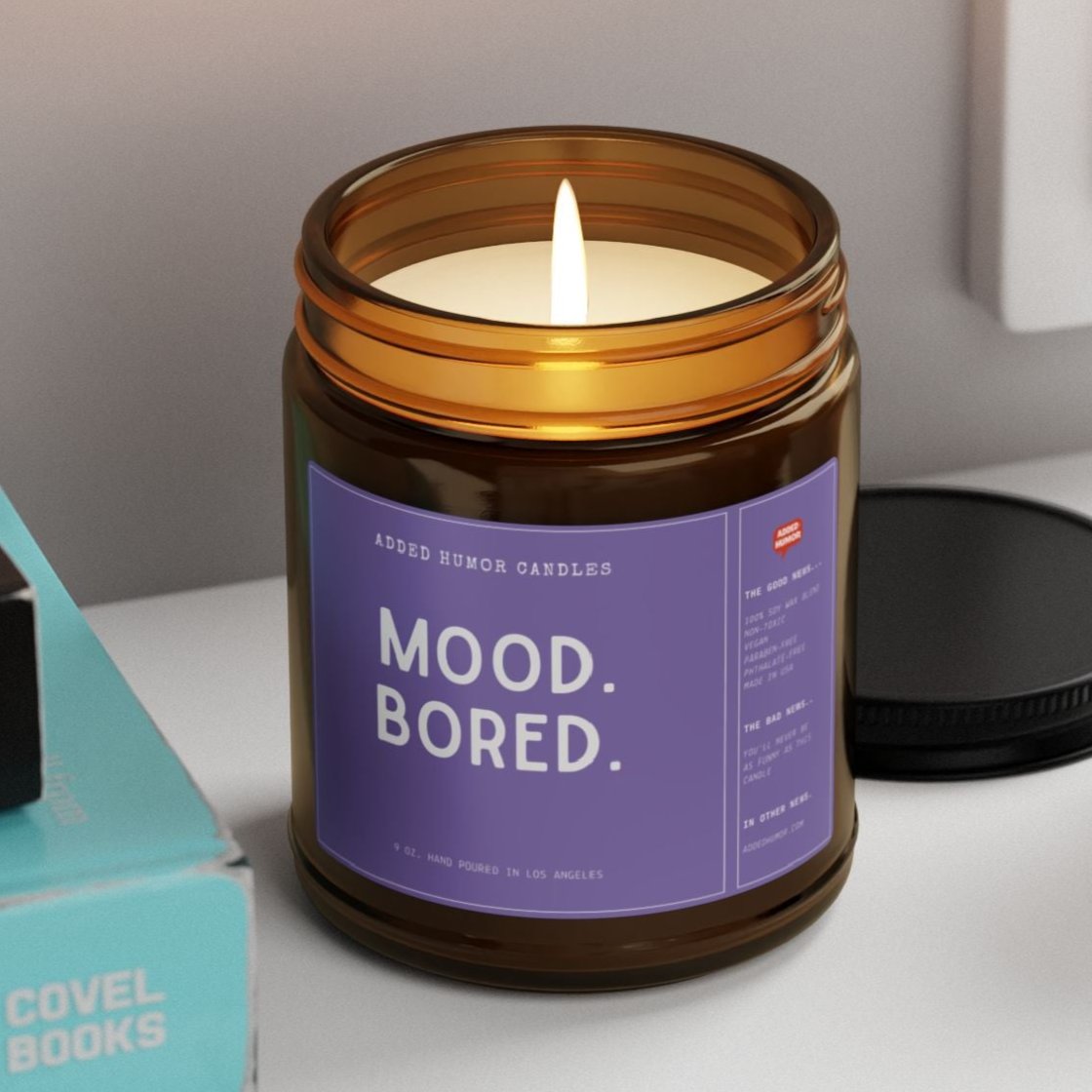 Mood Bored 9oz Soy Wax Funny Candle