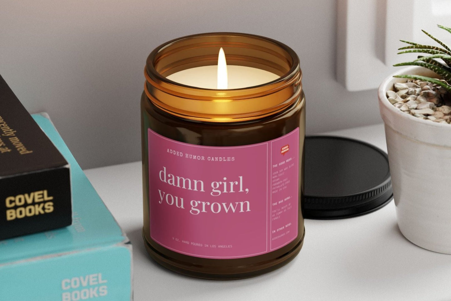 Damn Girl You Grown 9oz Soy Wax Funny Candle