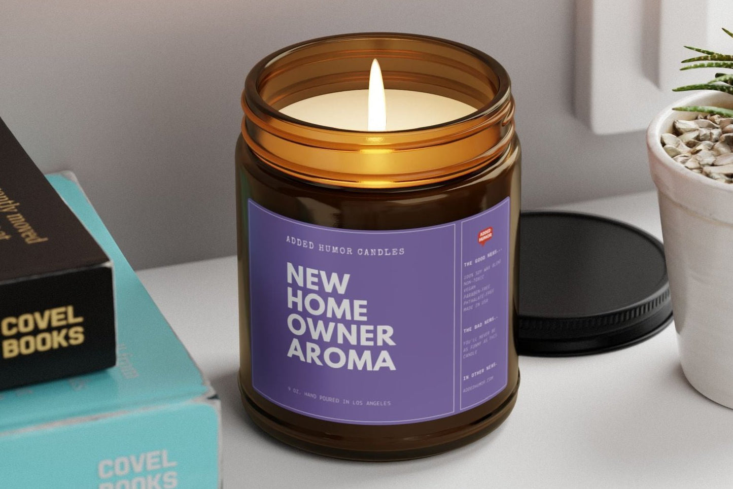 New Homeowner Aroma Soy Wax Scented Funny Candle