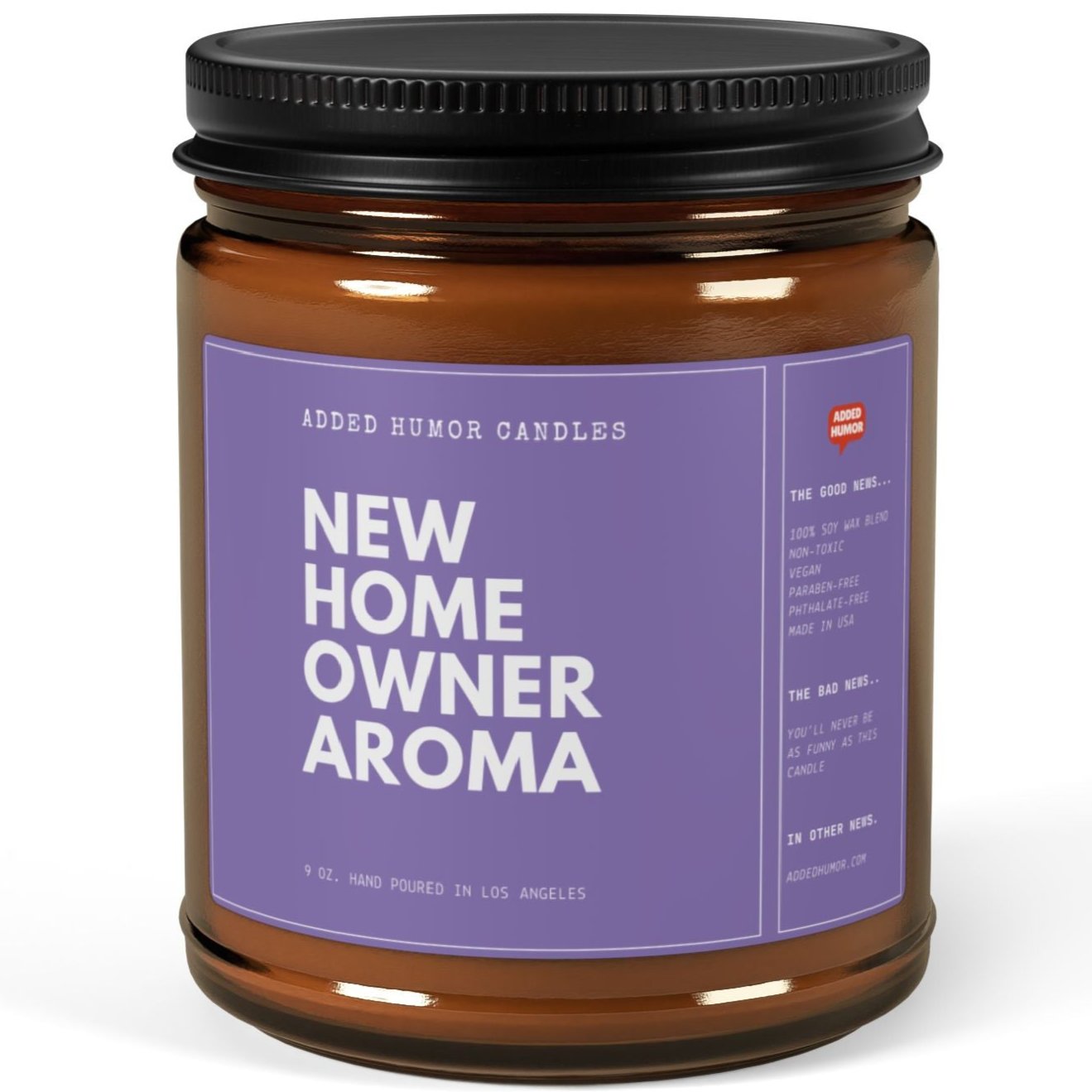 New Homeowner Aroma Soy Wax Scented Funny Candle