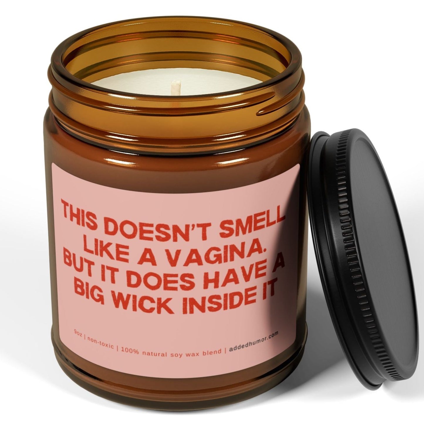 This Doesn't Smell Like A Vagina But It Does Have A Big Wick Inside It 9oz Soy Wax Candle