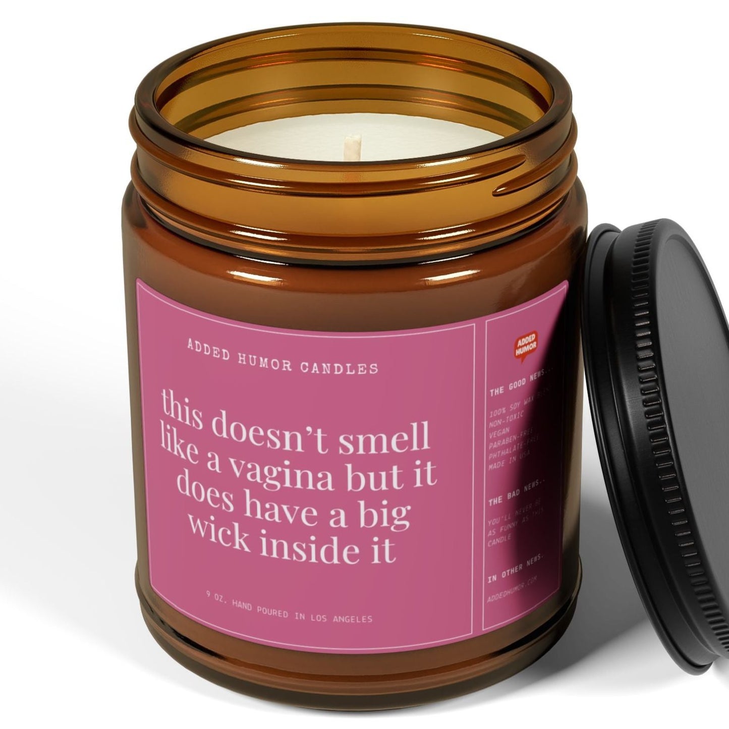 This Doesn't Smell Like a Vagina Scented Soy Wax Funny Candle