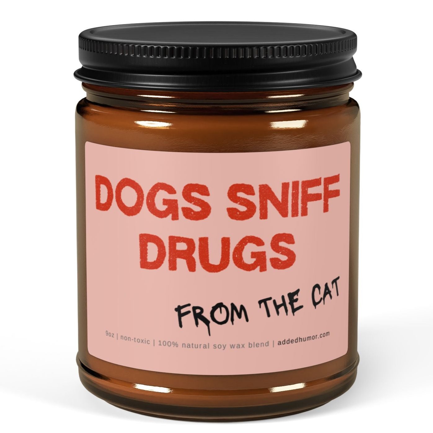 Dogs Sniff Drugs 9oz Soy Wax Candle